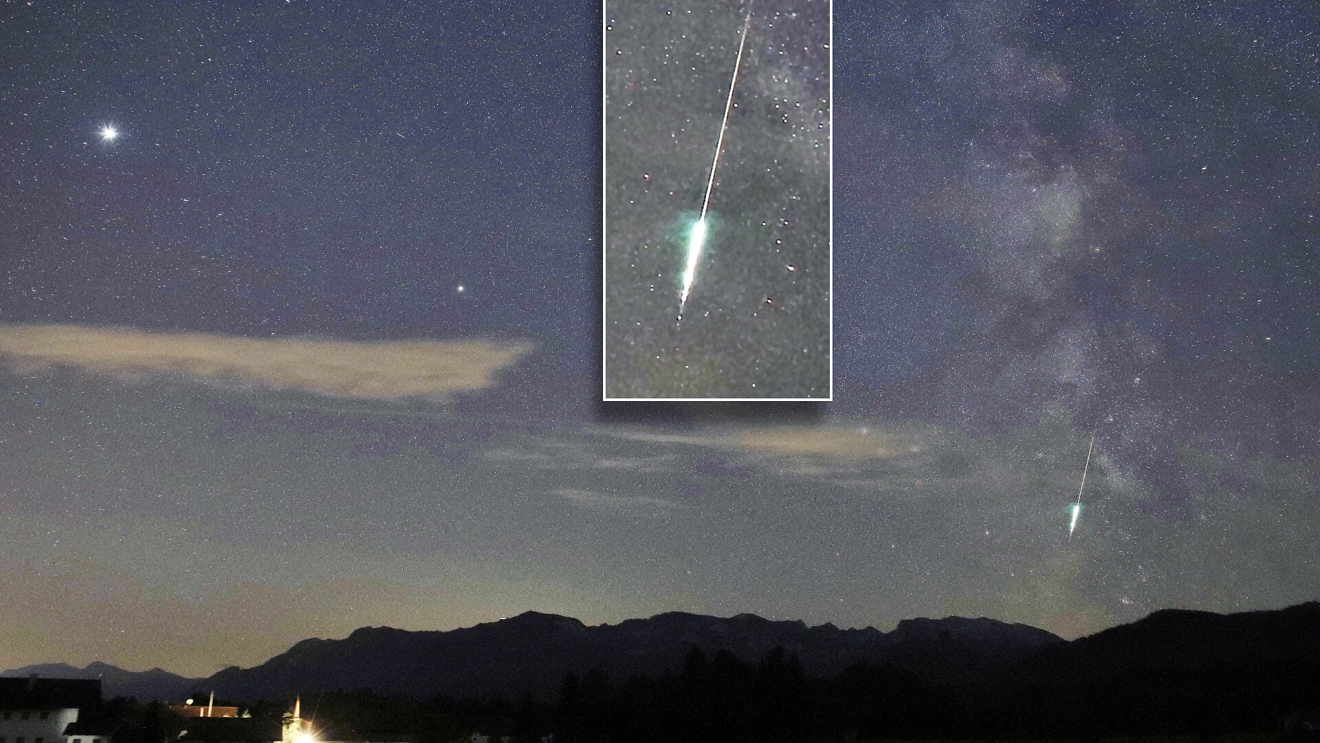 Explodierender Meteor Spektrum der Wissenschaft